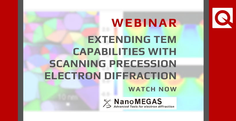 WEBINAR | Extending TEM Capabilities with Scanning Precession Electron Defraction