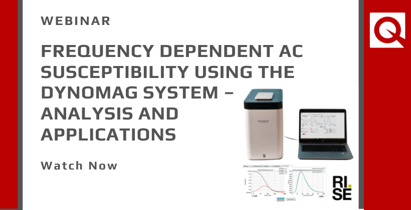 Watch Now:  Frequency dependent AC susceptibility using the DynoMag system – analysis and applications
