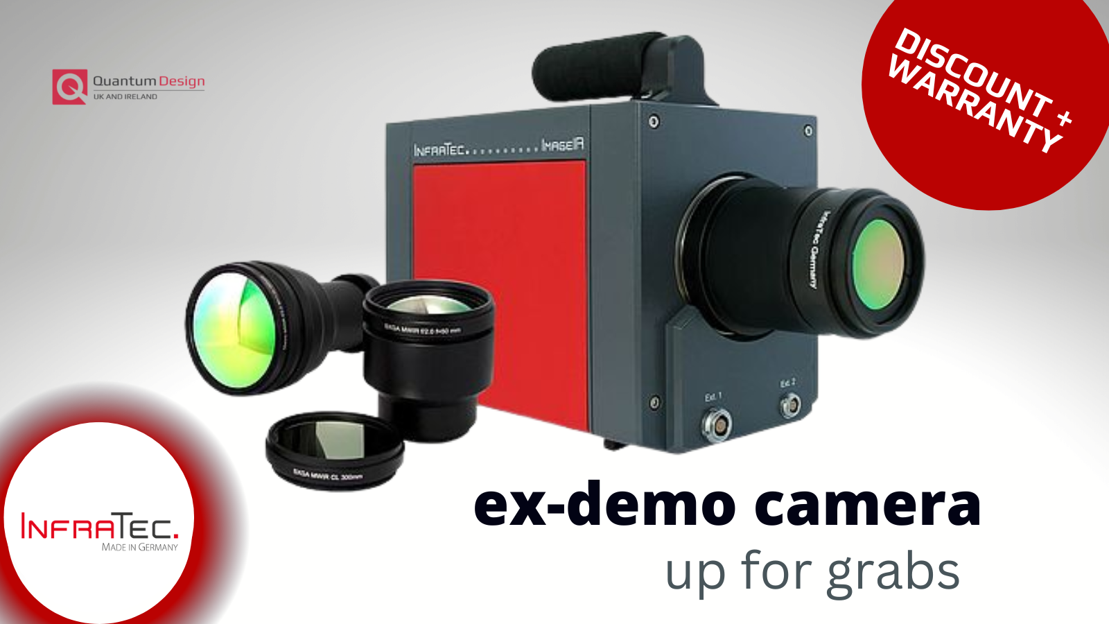 Ex-Demo InfraTec 8300 hp Camera For Sale