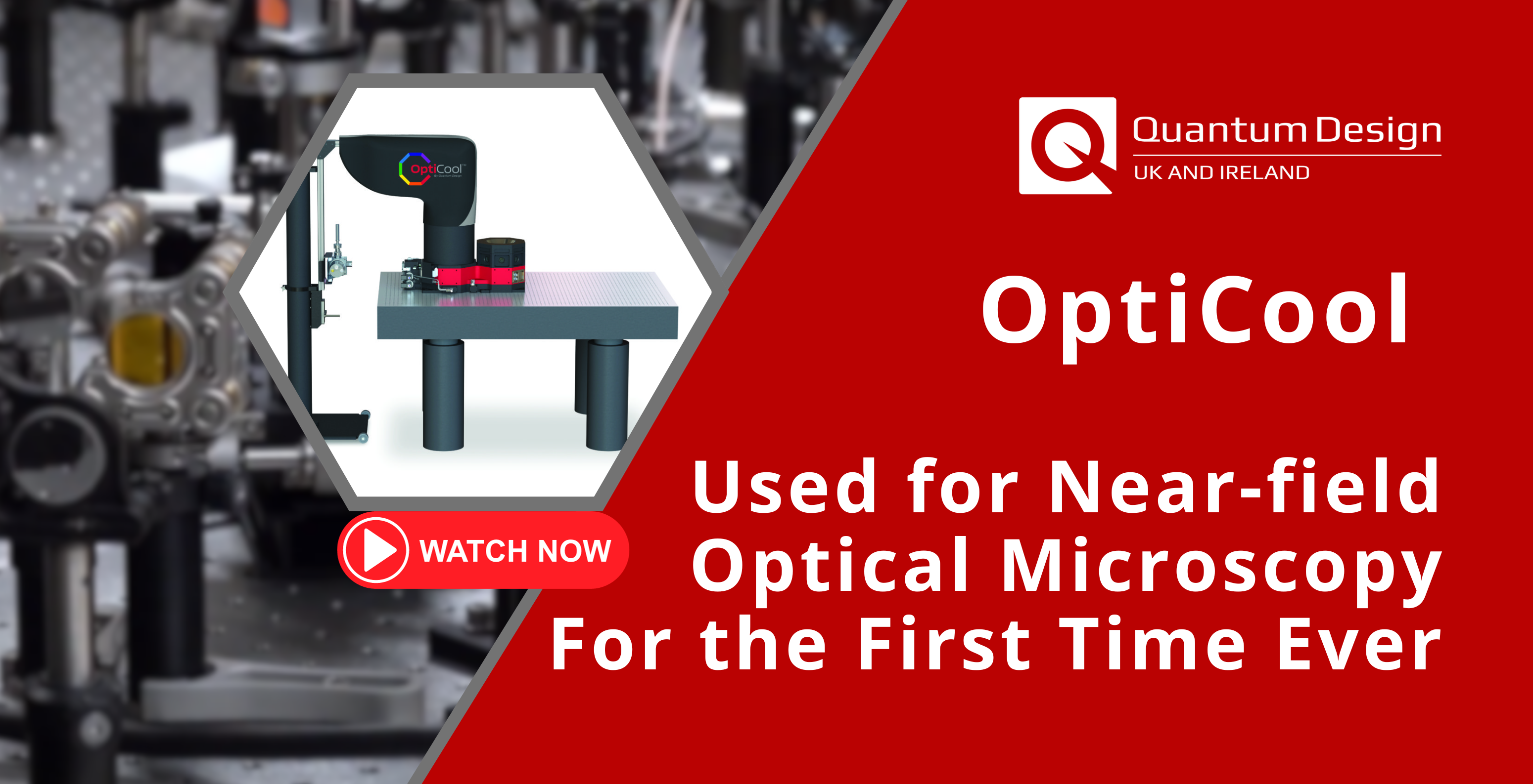 OptiCool Has Been Used for Near-field Optical Microscopy For the First Time Ever