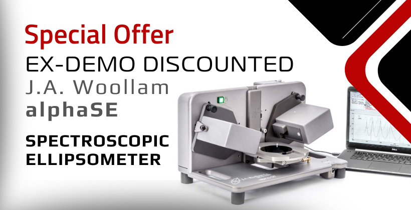 OFFER: Ex-Demo alphaSE Spectroscopic Ellipsometer