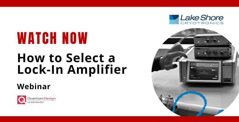 Webinar: How to Select a Lock-in Amplifier