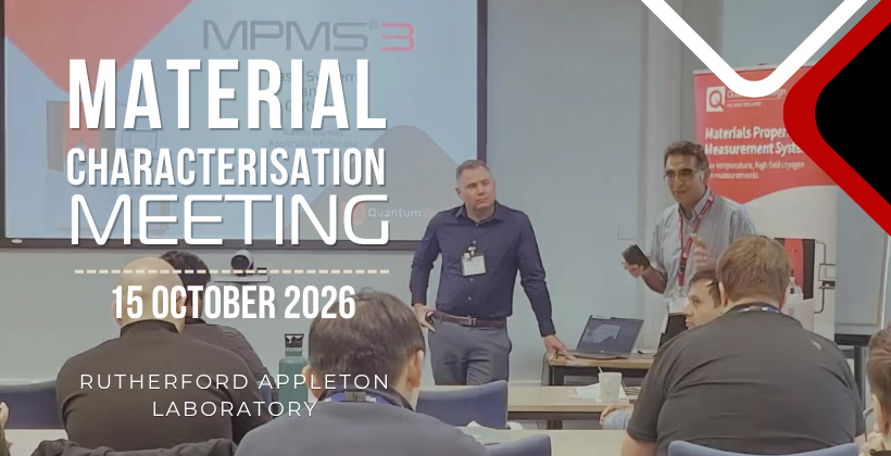 Quantum Design Materials Characterisation Meeting